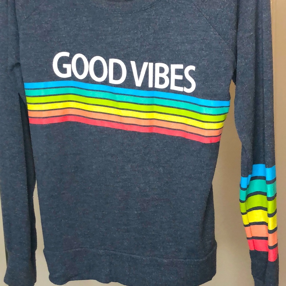 🌈GOOD VIBES🌈light sweatshirt
